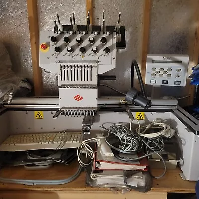 Used Melco 10 Needle Commercial Embroidery Machine For Sale • $750