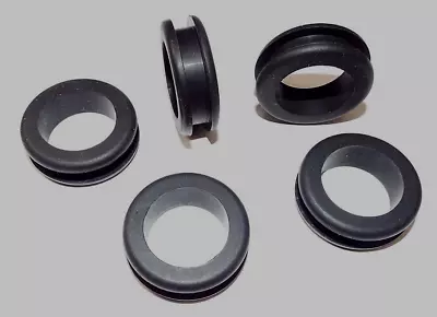 X5 1-1/4  HOLE X 1/4  THICK PANEL X 1  ID X 1-1/2  OD RUBBER GROMMET GASKET SEAL • $9.99