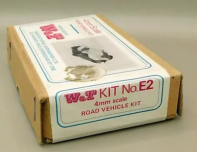 W&T Road Model Kit E2 Road Vehicle Kit White Metal 4mm Scale Boxed BNIB • £9.95