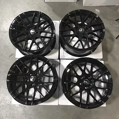 Used 19x10.5 MRR GF7 5x114.3 25 73.1 Black Wheels Set-4 • $499