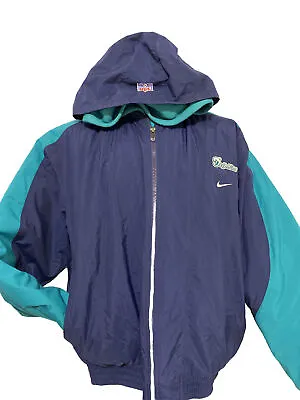 Men’s Nike Team Apparel Miami Dolphins Sewn Hoodie Zip-Up Jacket Size M Blue • $39.99