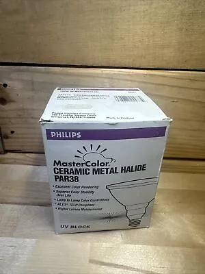 Philips 100w 4k Mastercolor Elite Par38 Metal Halide Flood Lamp - 456533 Nos • $24