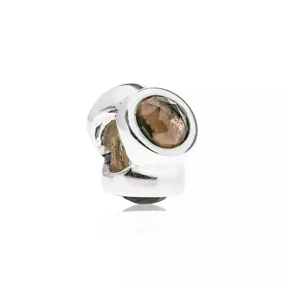 £19 • Buy Genuine PANDORA Natural Light, Silver & Smoky Quartz Charm 790351SQ - RRP £65
