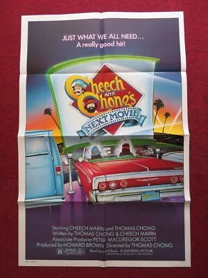 Cheech And Chong's Next Movie Us One Sheet Poster Cheech Marin Thomas Chong 1980 • £17.89