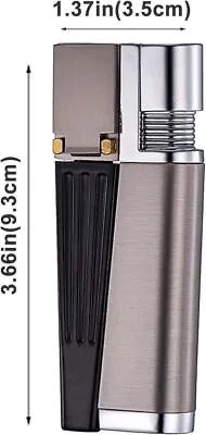 2 In 1 Metal Lighter With Pipe Foldable Portable Lighter Upgrade Hitter Lighter • $10.97