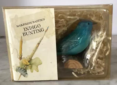 Hallmark Birds At My Window INDIGO BUNTING Marjolein Bastin Nature's Sketchbook • $35.34