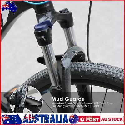Mountain Road Bike Mudguard MTB Front Rear Tire Mudguards Fenders Mud Guard • $9.49