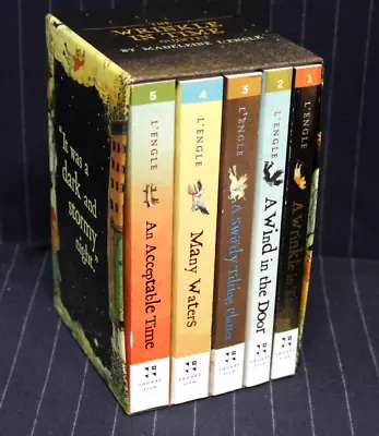 The Wrinkle In Time Quintet By Madeleine L’Engle - Box Set Of 5 Paperbacks~LVPL • $11.49