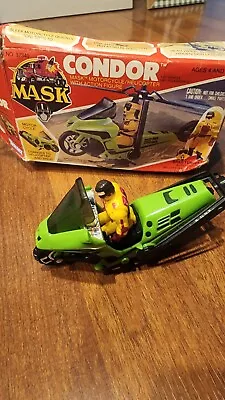 1985 M.A.S.K. CONDOR Brad Turner Motorcycle COMPLETE Action Figure MASK Vehicle • $18.50