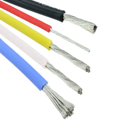 £25.99 • Buy 8AWG To 30AWG Flexible Silicone Wire Cable - All Colours And Sizes
