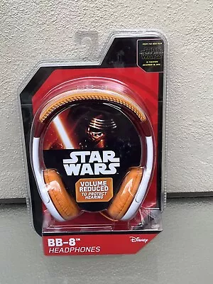 Disney STAR WARS  2015  Astromech Droid BB-8 Headphones For Kids   *NEW • $5