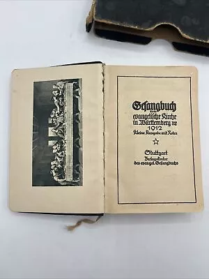 Antique 1912 German Bible Vintage German Worship Books GELANGBUCH • $30