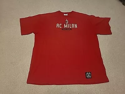 Adidas AC Milan Soccer Jersey T-Shirt Size XL Red Tee Men’s ( Read Description) • $17