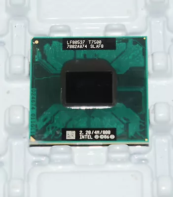 Intel Core 2 Duo T7500 CPU 2.2GHz/4M/800MHz Laptop Mobile Processor Socket P * • £11.99