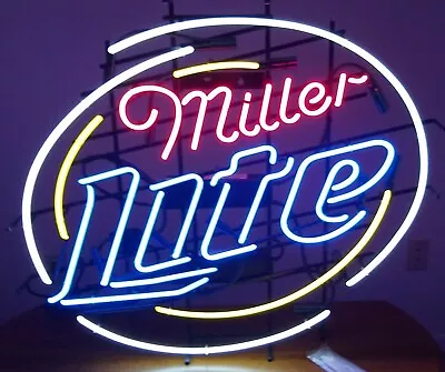 Vintage Original Miller Lite Beer Authentic Neon Sign *Pickup Only* • $250