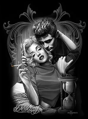 Marilyn Monroe  James Dean Poster Art Print A4    • £5.99