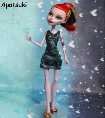 £3.60 • Buy 1/6 Doll Accessories Clothes For Monster High Dolls Dress Summer Short Dresses