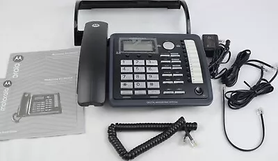 Motorola ML25254 DECT 6.0 Expandable Corded 2-line Business Phone Caller ID Open • $69.99