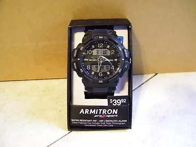 New Armitron Pro Sport Watch Water Resistant With Alarm & More Digital Men’s • $22.75