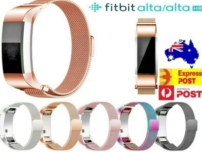 $10.86 • Buy Fitbit Alta / Alta HR Stainless Steel Magnetic Replacement Spare Band Strap AU