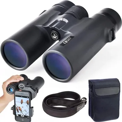 Gosky 10x42 Roof Prism Binocular HD Professional Binoculars With Phone Mount • $39.95