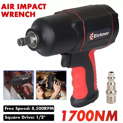 1/2  Heavy-Duty Air Impact Wrench 1700Nm 1255ft-lbs Air Impact Gun Drive Wrench • $79.99