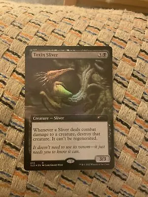 FOIL BORDERLESS Toxin Sliver ~ Secret Lair [ NearMint ] [ Magic MTG ] • £4