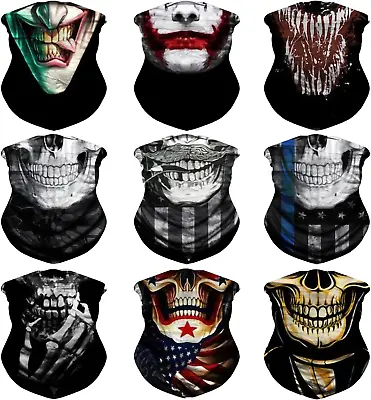 Headwear Bandana Neck Gaiter Head Wrap Headband Balaclava Magic Scarf • $28.09