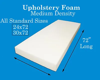 $59.99 • Buy Seat Foam Cushion Replacement Upholstery Per Sheet All Standard Sizes