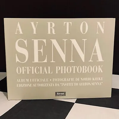 AYRTON SENNA OFFICIAL PHOTOBOOK BOOK 1995 ITALIAN McLAREN MP4 WILLIAMS F1 GP • £95