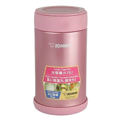 Zojirushi 象印保溫悶燒杯 SW-FCE75-PS Stainless Steel Food Jar 750ml - Shiny Pink • $90