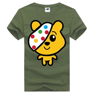£9.98 • Buy Children In Need Print Boys T-Shirts Pudsey Bear Cotton Shirt Short Sleeve Tops
