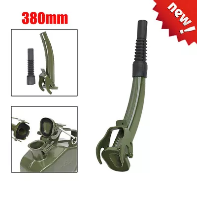$19.80 • Buy Flexible Metal Jerry Can Pouring Spout Nozzle For Petrol Fuel Seal 380MM NEW