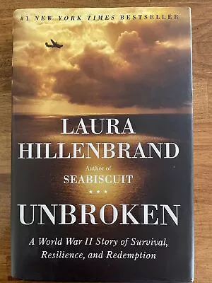 Unbroken:  WWII Story Of Survival…. Hillenbrand HB 2010 (WWII Zamperini POW) • $3.71