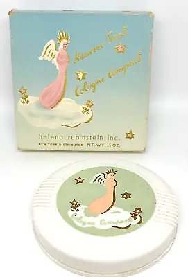 RARE Vintage Heaven Sent Scent Solid In Orig Box Case Helena Rubenstein Compact • $49.99