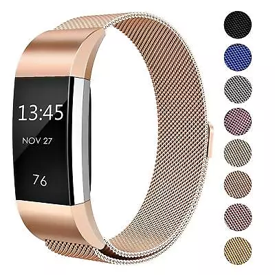 Fitbit Charge 2 Band Metal Replacement Wristband Watch Strap Bracelet Sports AUS • $10.80