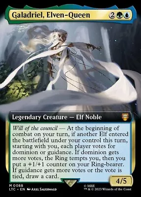 X1 Galadriel Elven-Queen - Extended Art M MTG Commander: The Lord Of The Rings: • $0.99