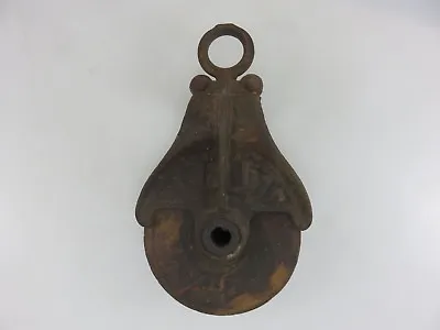 F.E. Myers O.K. H-288 Cast Iron Barn Pulley W/6  Diameter Wood Wheel • $79.98