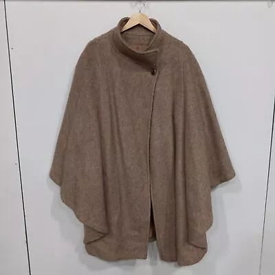 Beekman Place New York Brown Wool Poncho/Cloak • $9.99