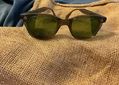 Vintage 1950's U.S. Bouton-U-Fit & BI CO. / Blinders Safety Glasses - James Dean • $39