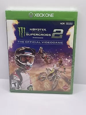 MONSTER ENERGY SUPERCROSS 2  (Microsoft XBOX ONE 2019) Brand New Sealed • $5.99