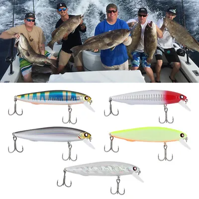 5 X FFT Saltwater Spinner Lures Bass Wrasse Cod Pollock Sea Fishing Tackle Gear • £7.99