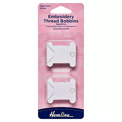 Hemline Floss Bobbins Thread Organisers Embroidery Thread Cross Stitch 50 - 200 • £6.99