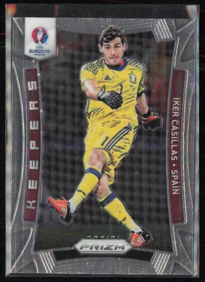 2016 Panini Prizm Euro Iker Casillas Keepers #4 Spain • £2.99