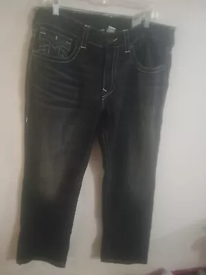 Men's Black 36x34 Vintage True Religion Jeans Nwot Y2K • $6.50