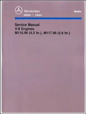 Mercedes 560 420 Shop Manual Service Repair Engine Book 1986 1991 1989 1987 1988 • $98.88