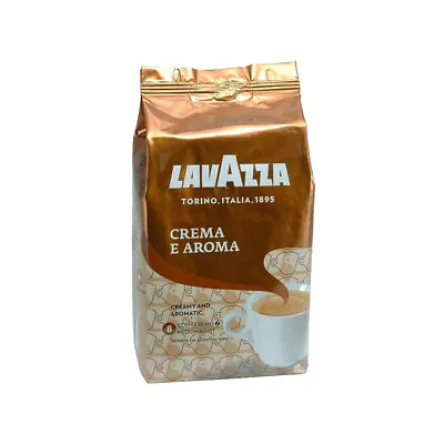 Lavazza Crema E Aroma  BROWN  Coffee Beans 1 - 24 X 1kg Bags • £14.49