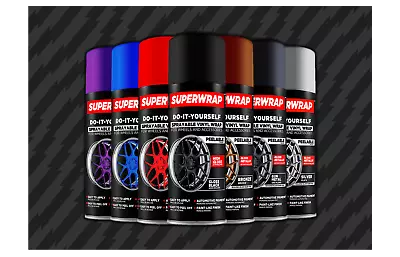 Superwrap Vinyl Spray Paint Wrap For Alloys - Mirrors And Accessories 325ml • £13.95