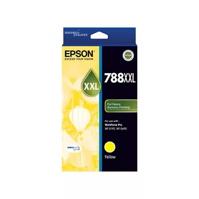 Epson 788XXL Yellow Ink Cartridge C13T788492 WorkForce Pro WF-5690 WF-5190 New • $119.52