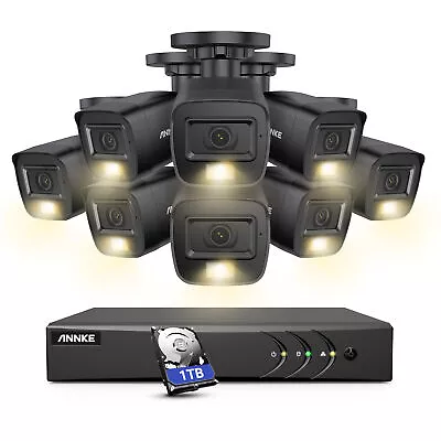 ANNKE 5MP Home Security Camera System IR & Color Night Vision Audio Record • $249.49